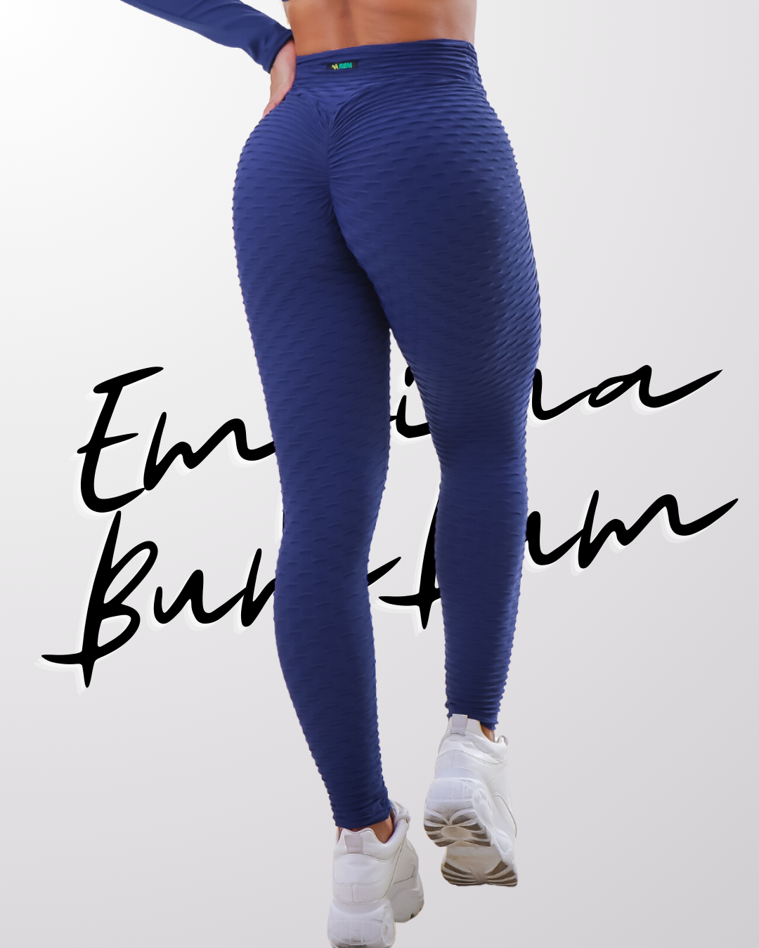 BROCADE LEGGINGS navy blue