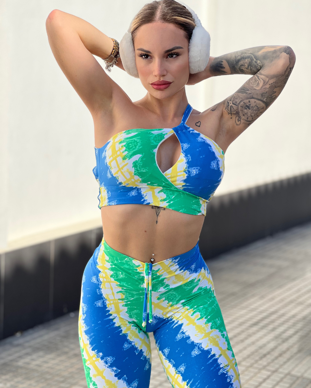 BRAZIL TIEDYE shoulder SET