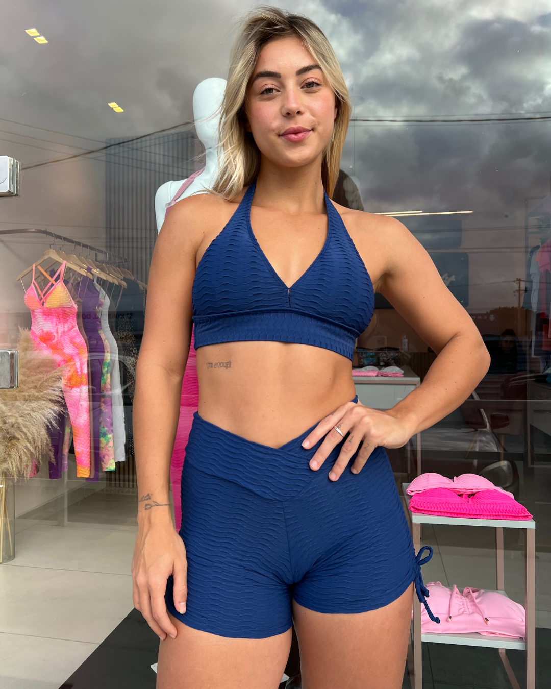 SHORT SET NAVY ACESS