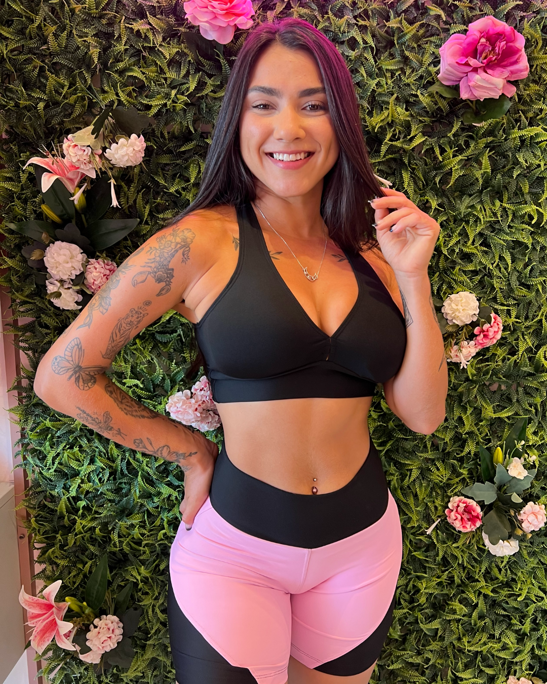 TOP NADADOR LISO NEGRO