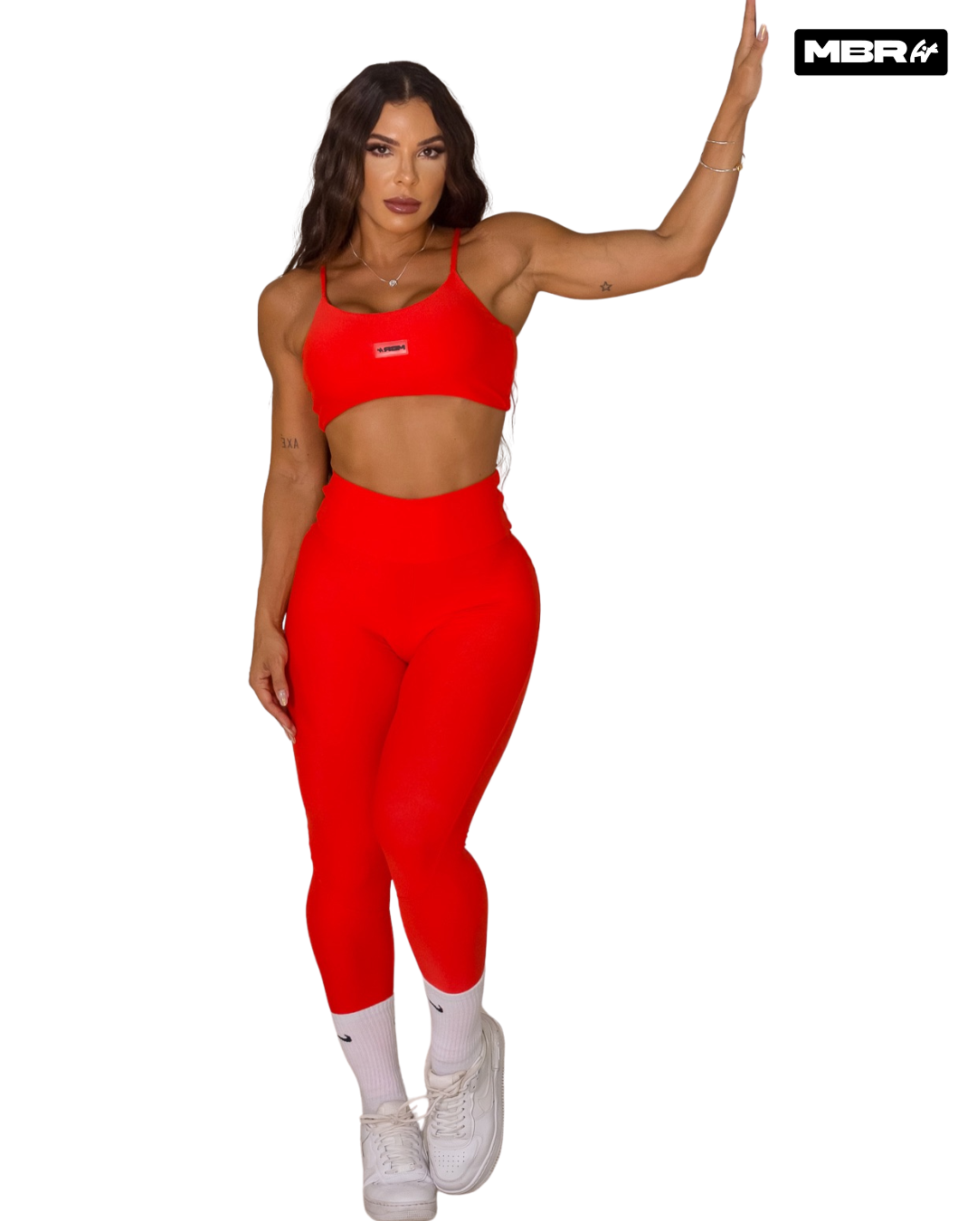 CONJUNTO LEGGING BASIC TOMATE (regular)