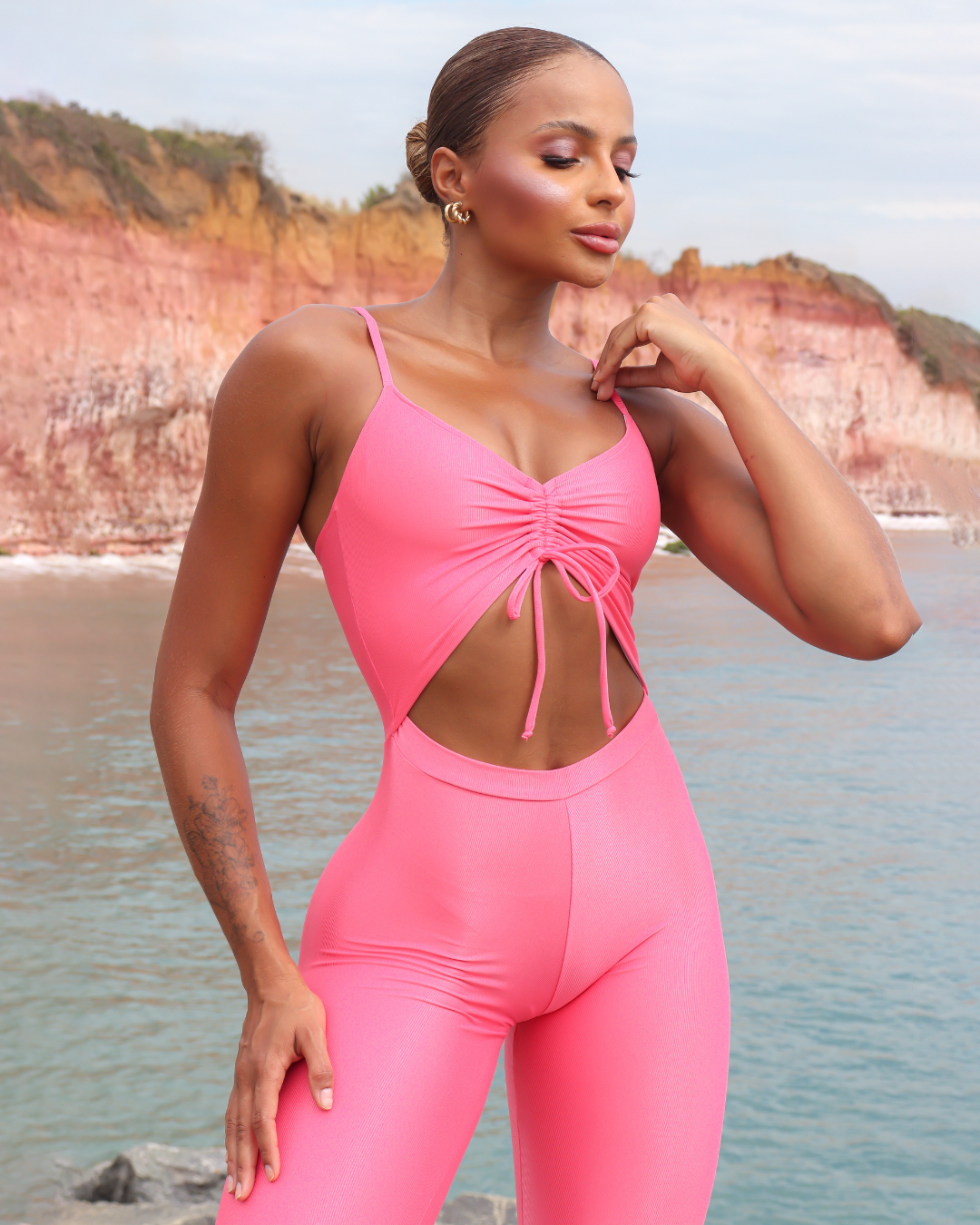 MONO LARGO LUXURY BARRIGA SALMÓN (regular)