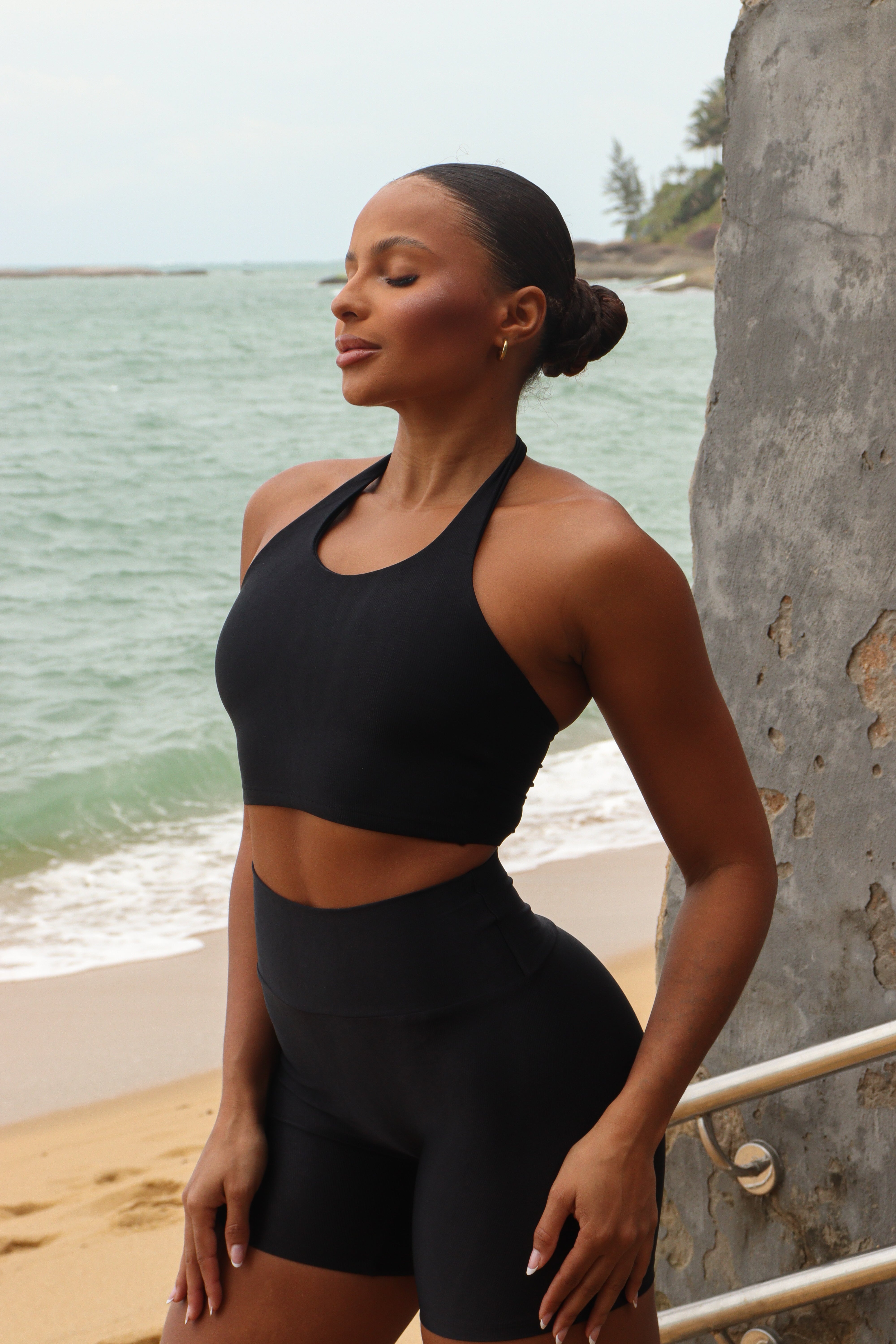 CONJUNTO SHORT SOFT BLACK WONDER (regular)