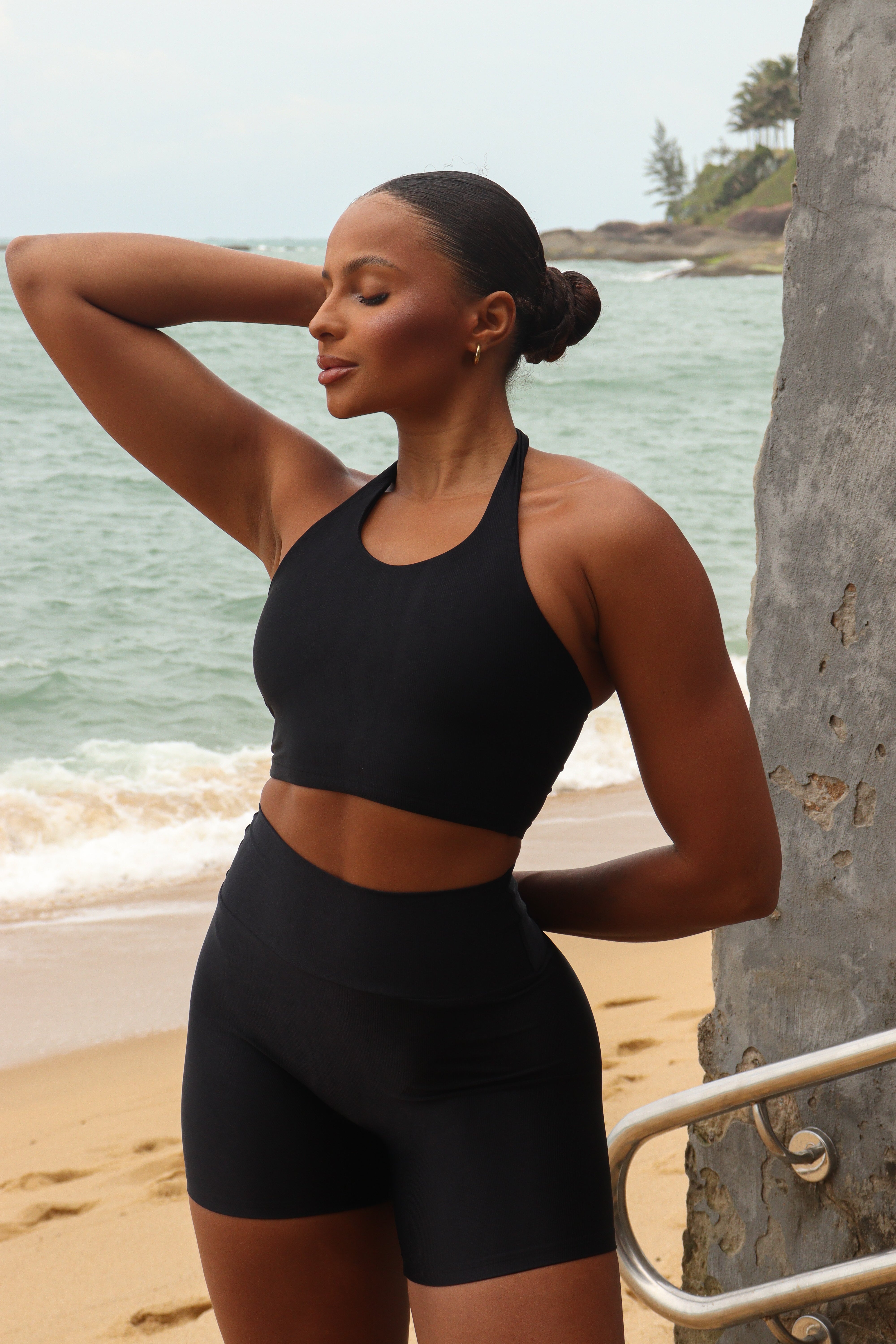 CONJUNTO SHORT SOFT BLACK WONDER (regular)