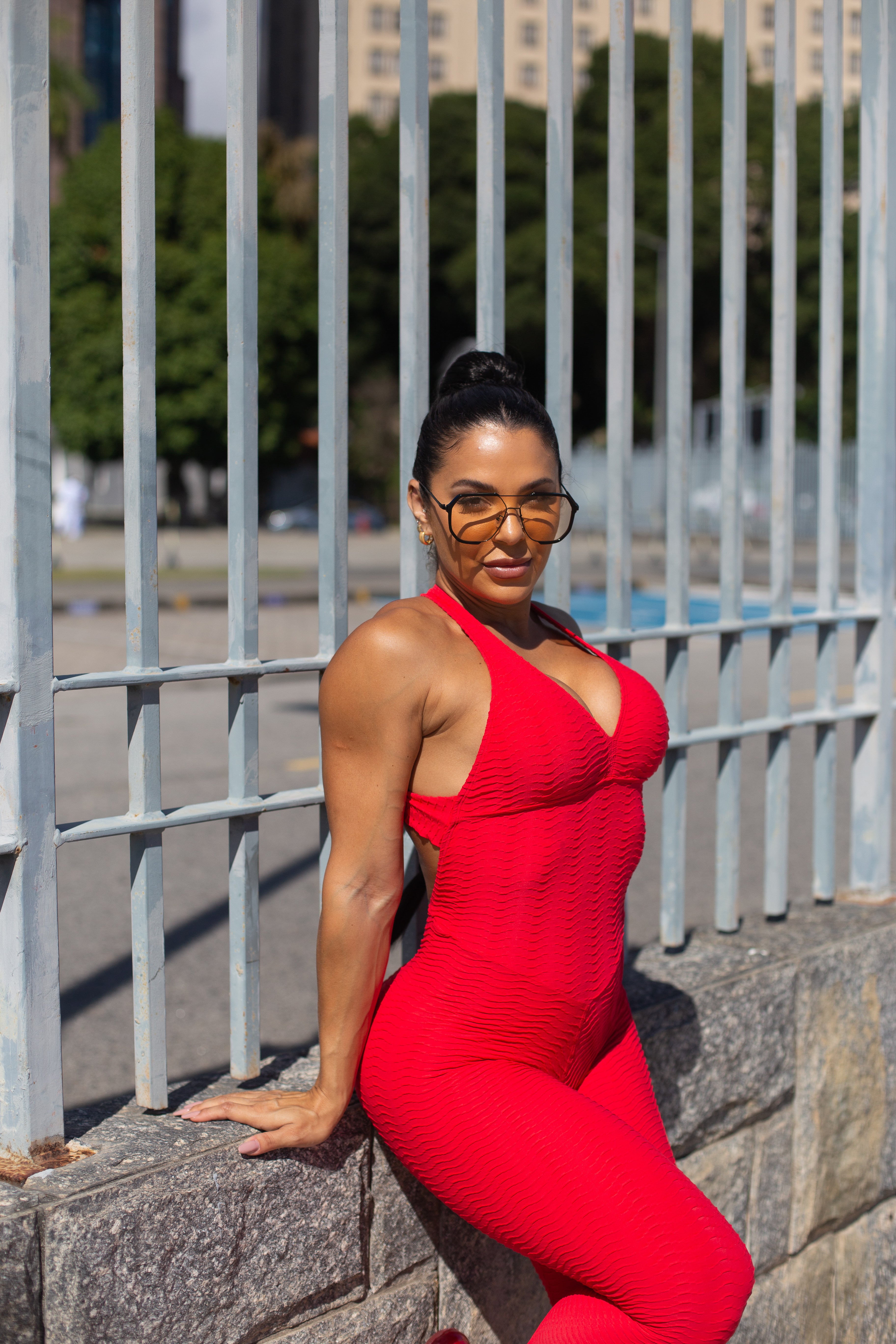 MONO LARGO ACESS DUBAI ROJO (fruncido)