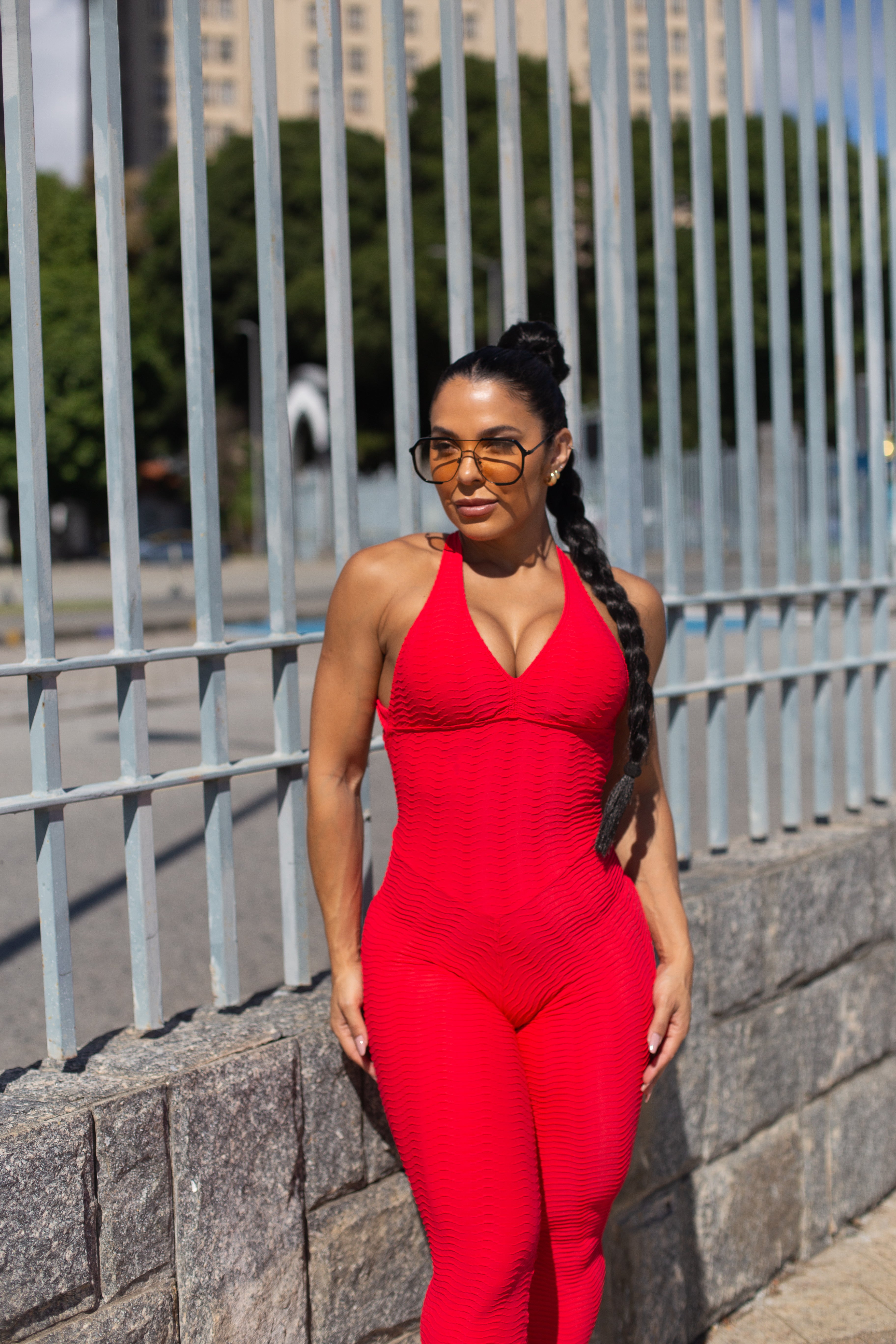 MONO LARGO ACESS DUBAI ROJO (fruncido)