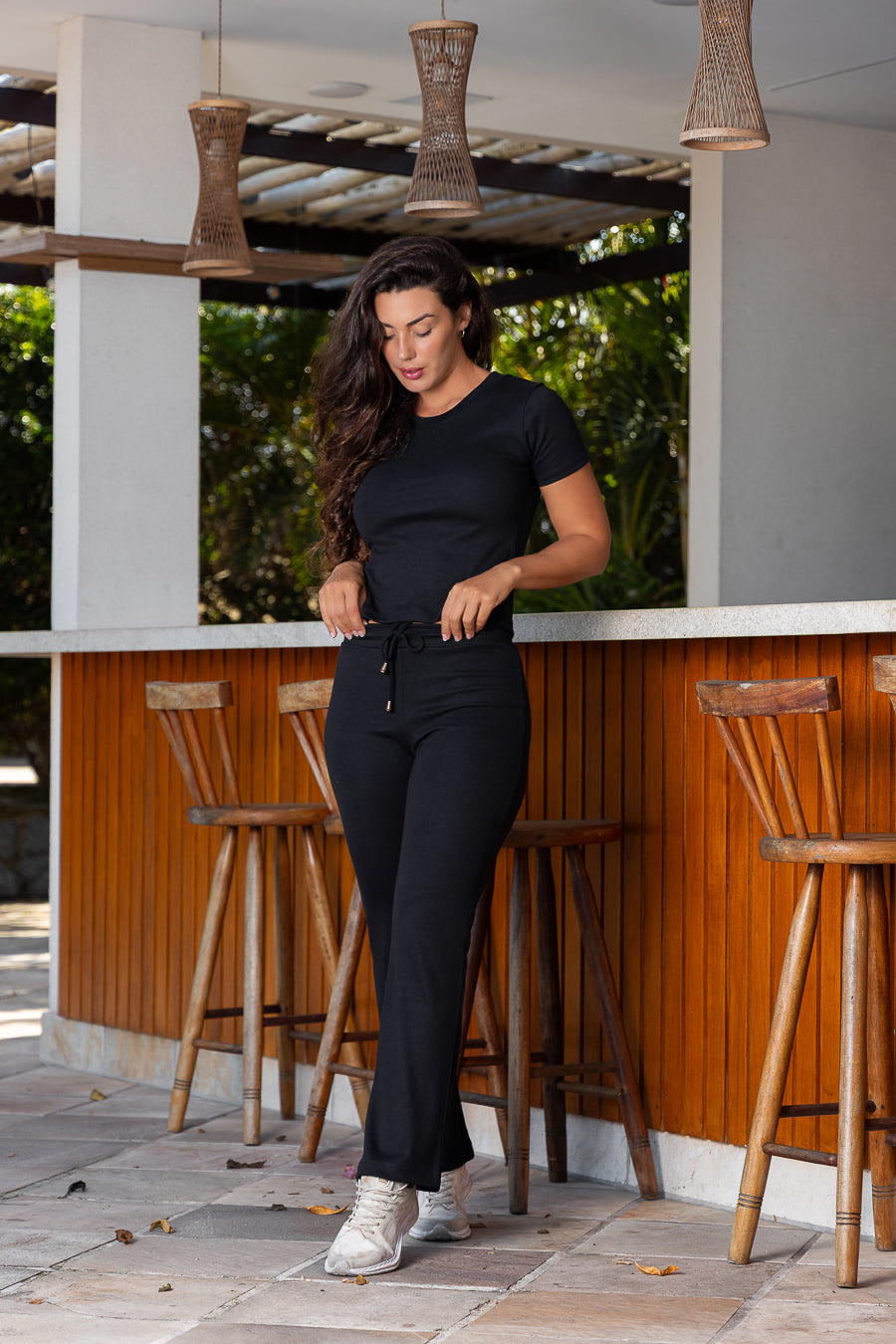 Conjunto moletinho negro