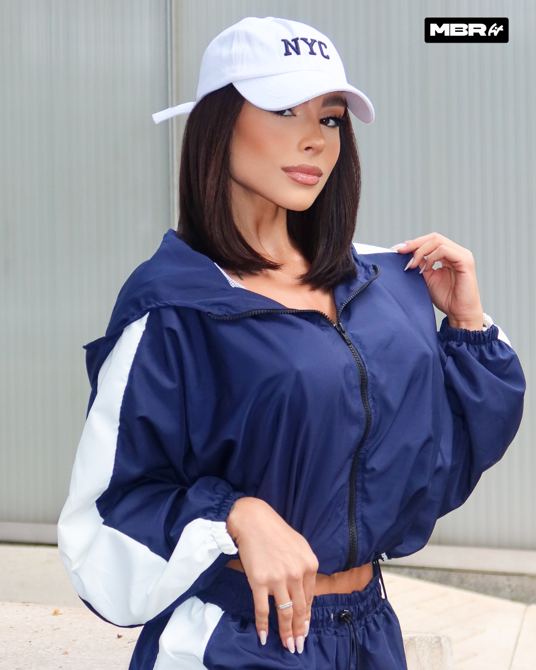CHAQUETA RUN MARINO