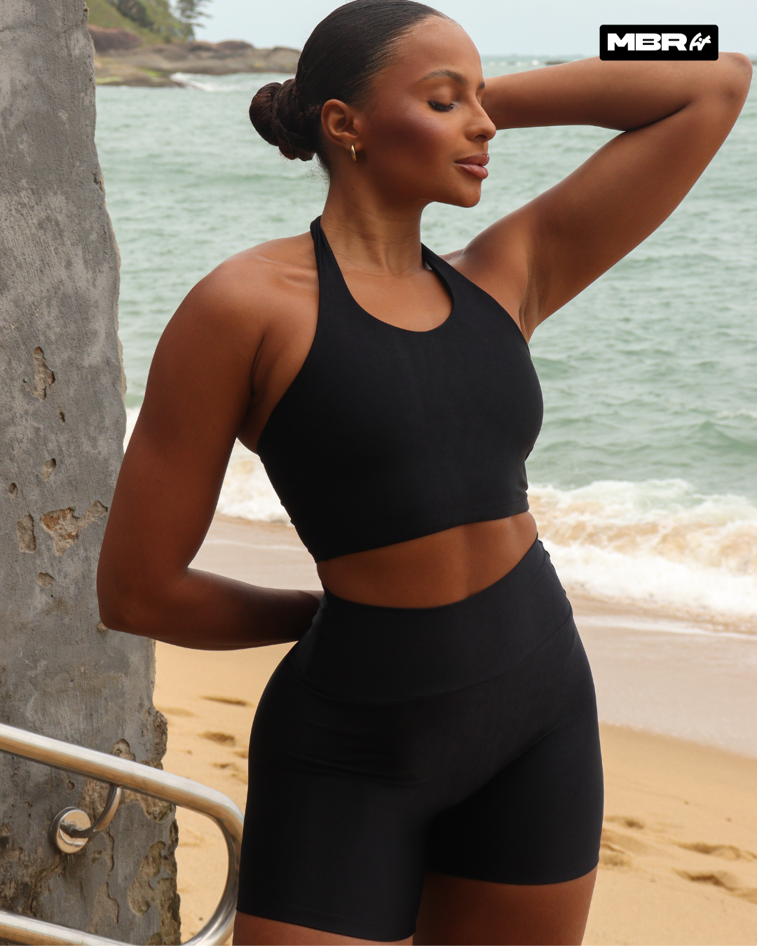 CONJUNTO SHORT SOFT BLACK WONDER (regular)