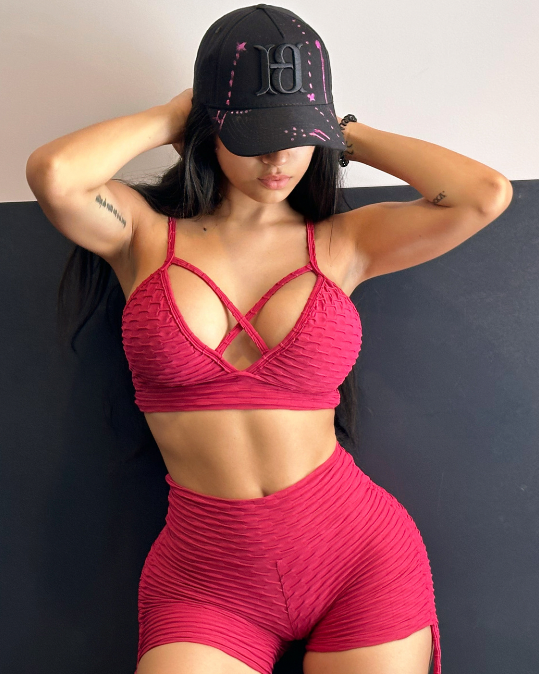 TOP BROCADO MUSA cereza