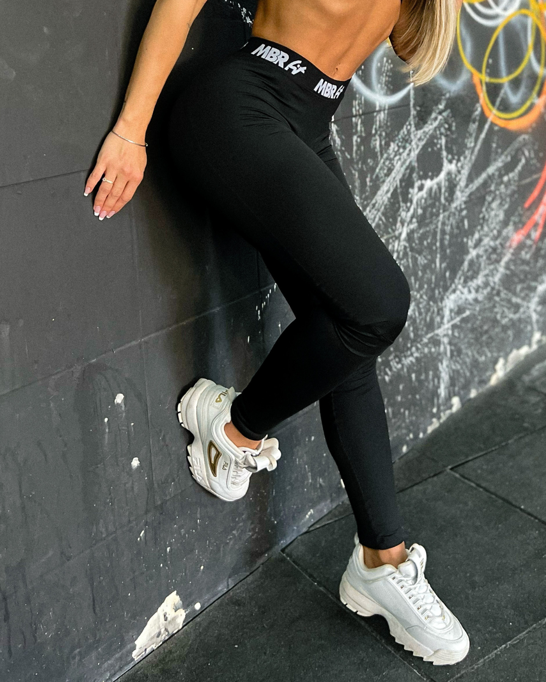 BRANDED LEGGINGS black