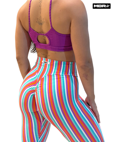 LEGGING LISTRAS COLORS (fruncido)