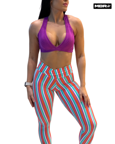 LEGGING LISTRAS COLORS (fruncido)