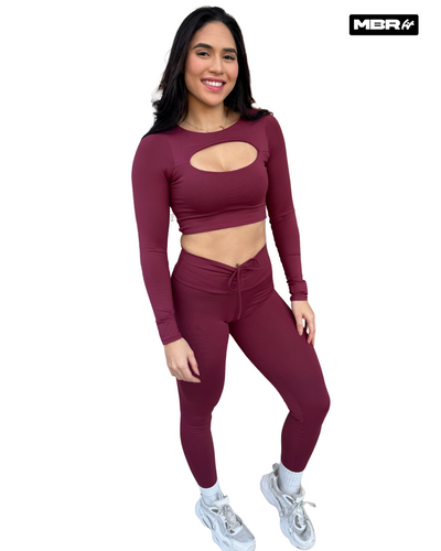 SET FRUFRU MANGAS BORDO (fruncido)