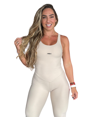 MONO LARGO LISO MBR NUDE (fruncido)