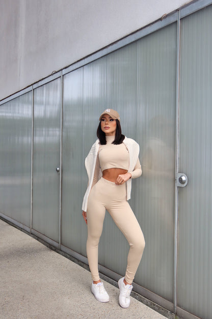 SET CANELADO SOFT BEIGE (regular)