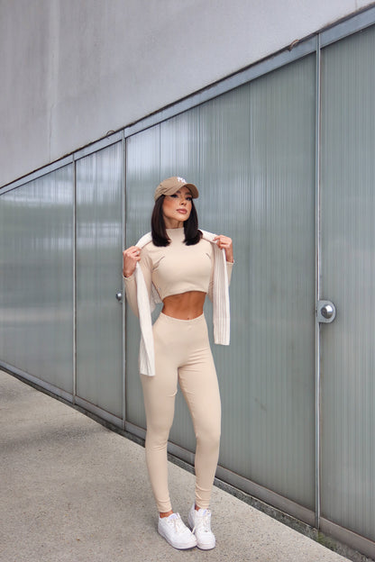 SET CANELADO SOFT BEIGE (regular)