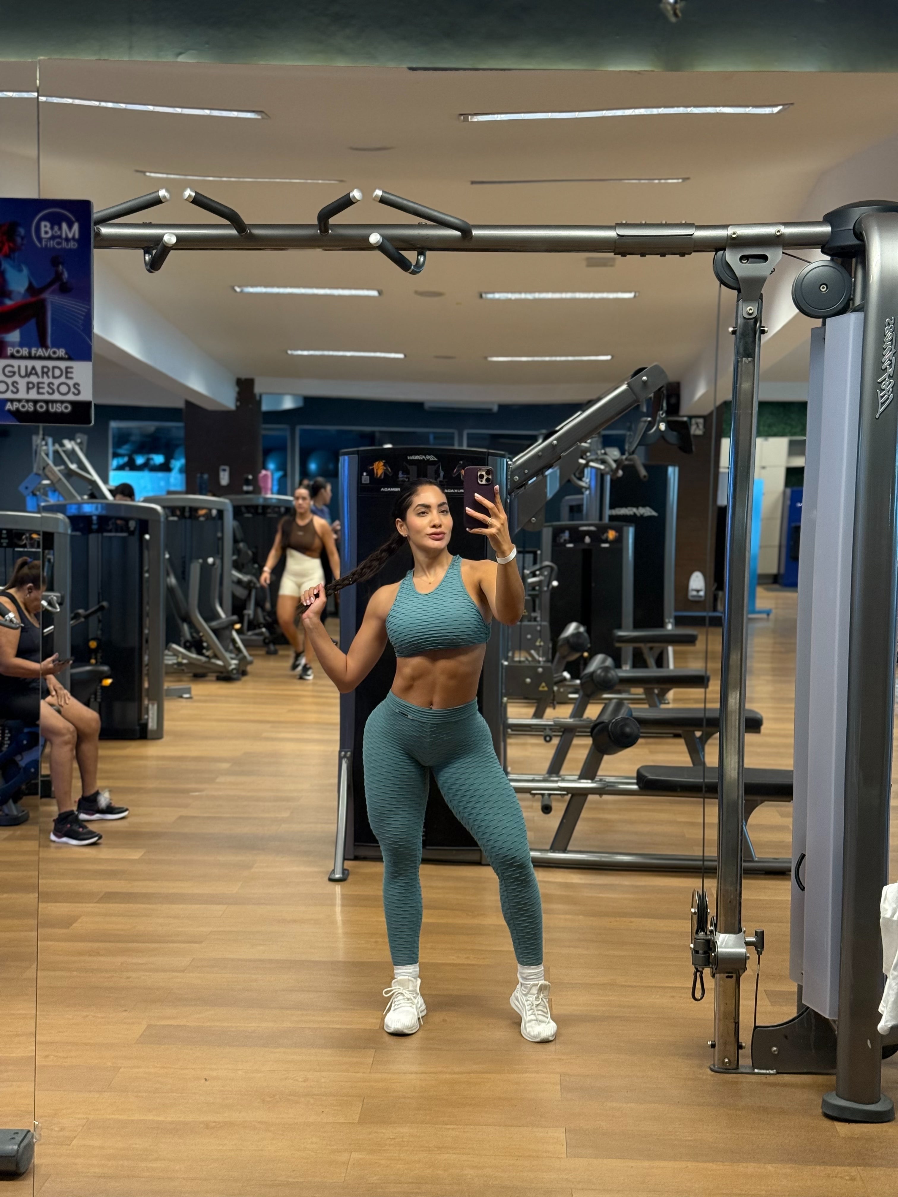 LEGGING BROCADO GRINGA BOTANICO (fruncido)