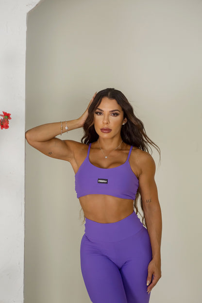 CONJUNTO LEGGING LISO MORADO (regular)