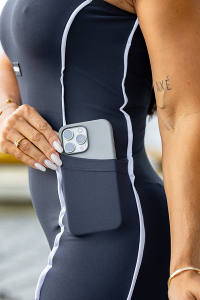 MONO CORTO POWER LINE NEGRO (regular)