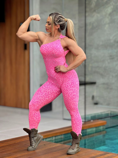 MONO LARGO HOMBRO ARGOLA ONÇA PINK (fruncido)