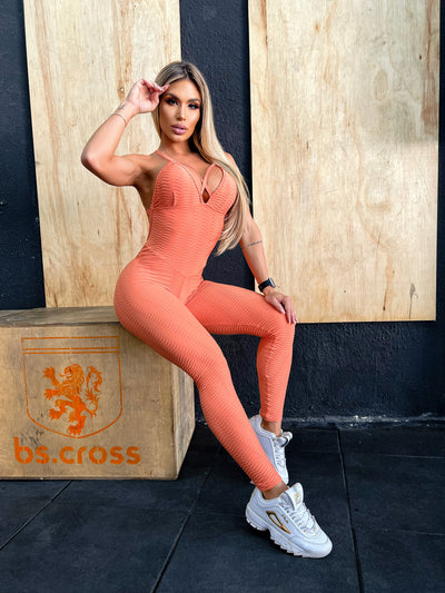 MONO LARGO MUSA ACESS SALMON (fruncido)