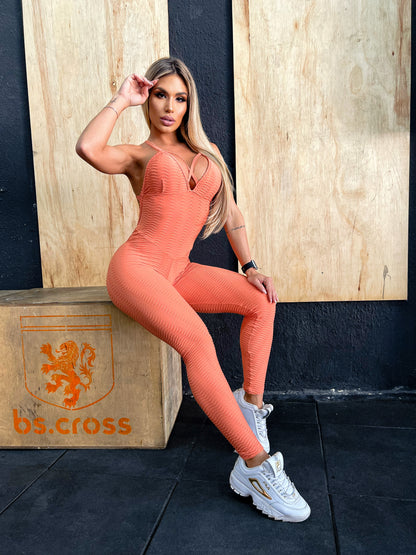 MONO LARGO MUSA ACESS SALMON (fruncido)