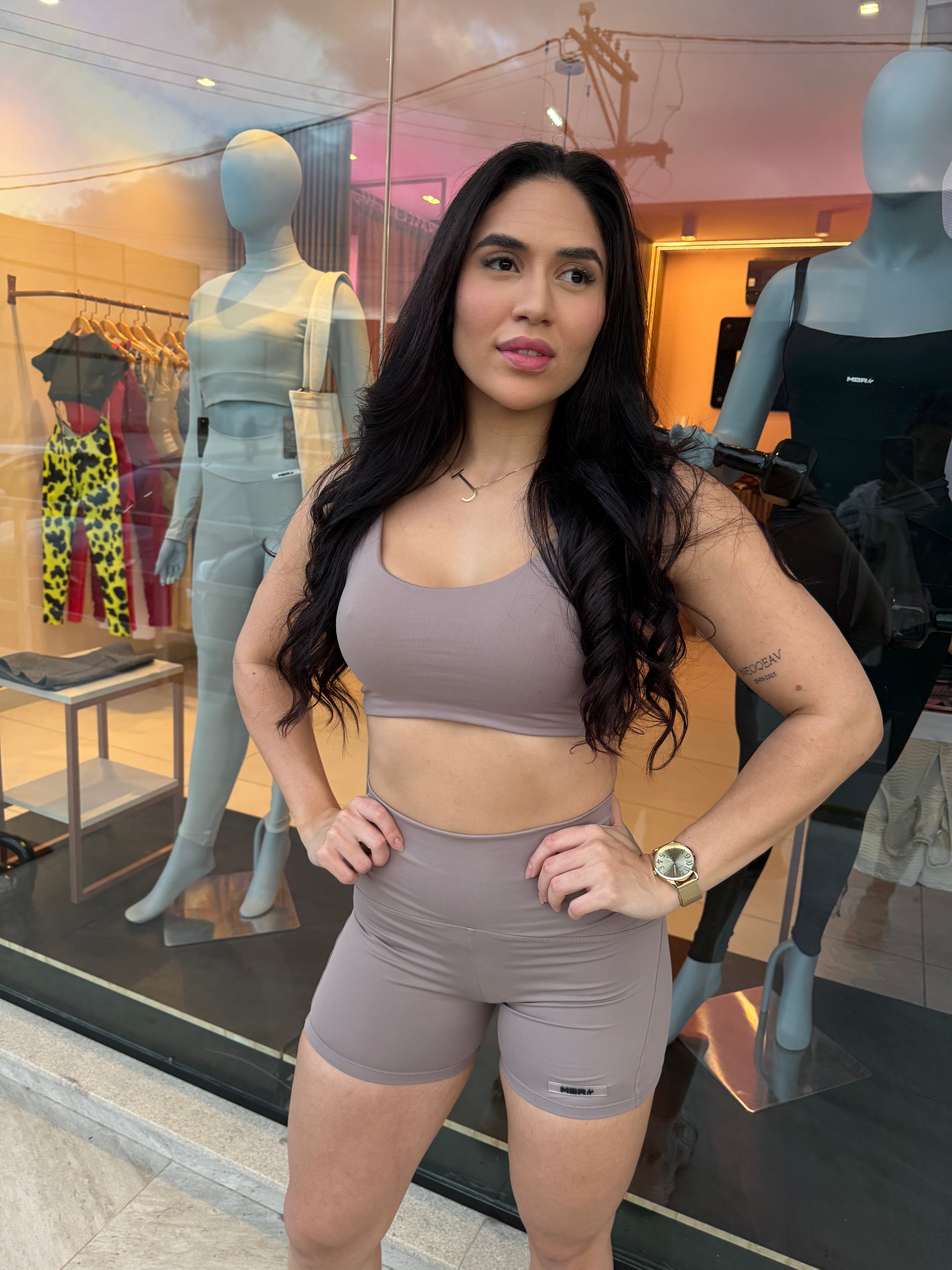 CONJUNTO SHORT AVELLANA (regular)