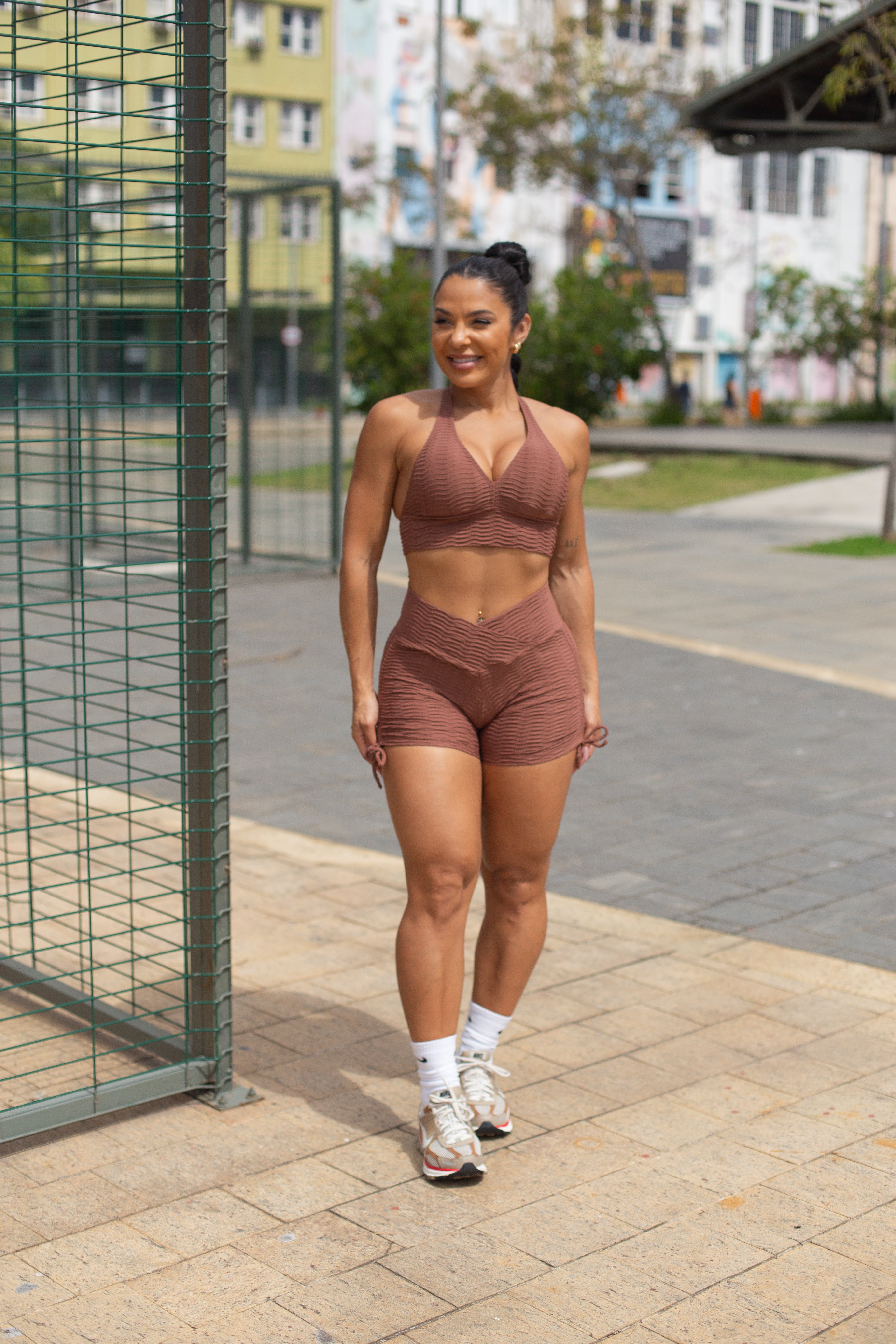 SET CORTO ACESS MARRÓN (regular)