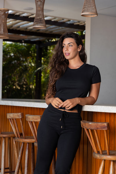 Conjunto moletinho negro