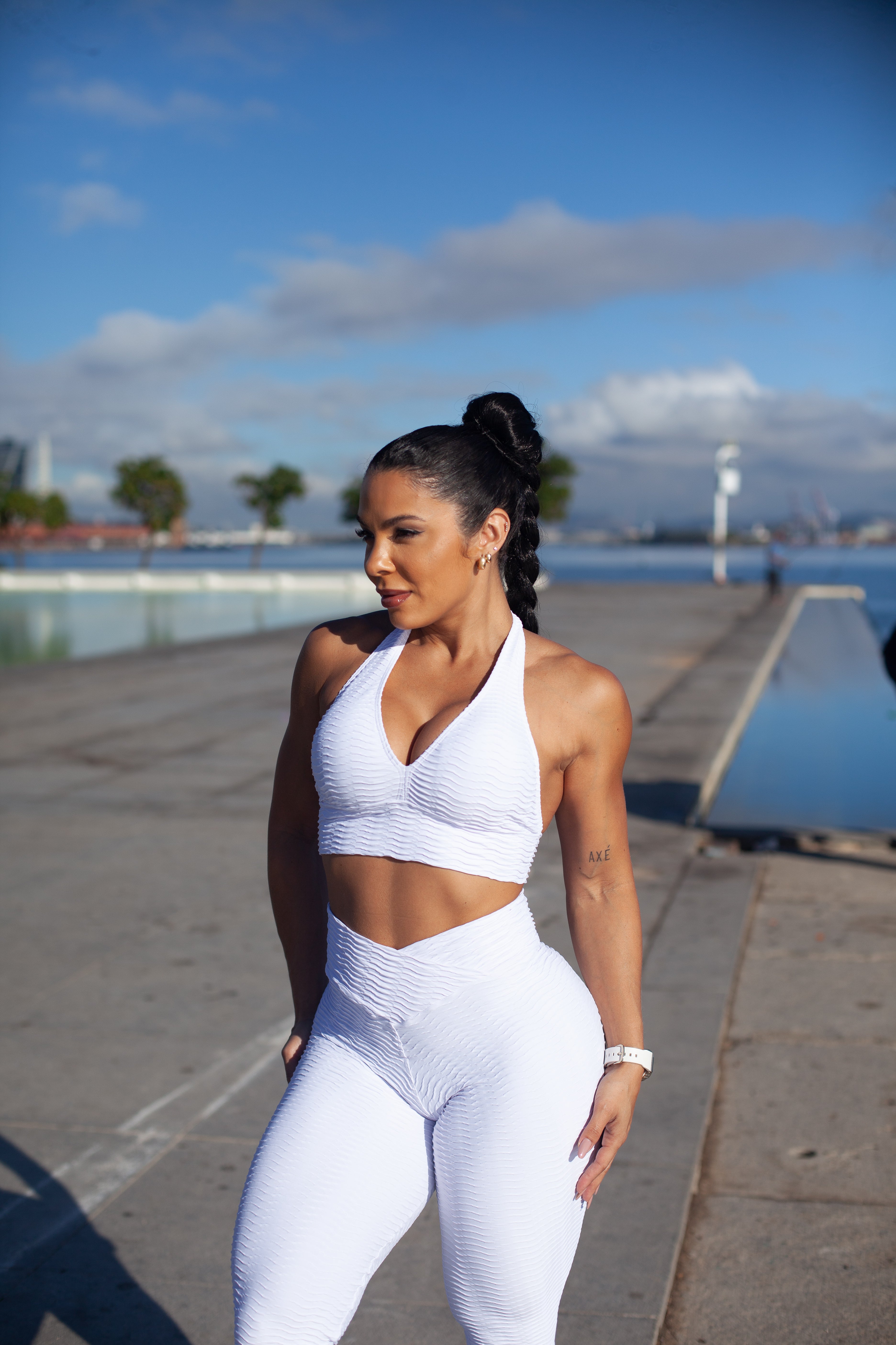 SET LARGO PESCOÇO ACESS BLANCO (fruncido)