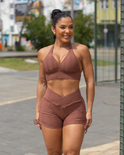 SET CORTO ACESS MARRÓN (regular)