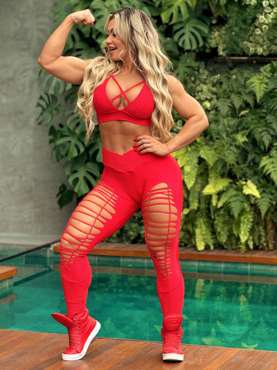 SET ACESS RASGADO ROJO (regular)