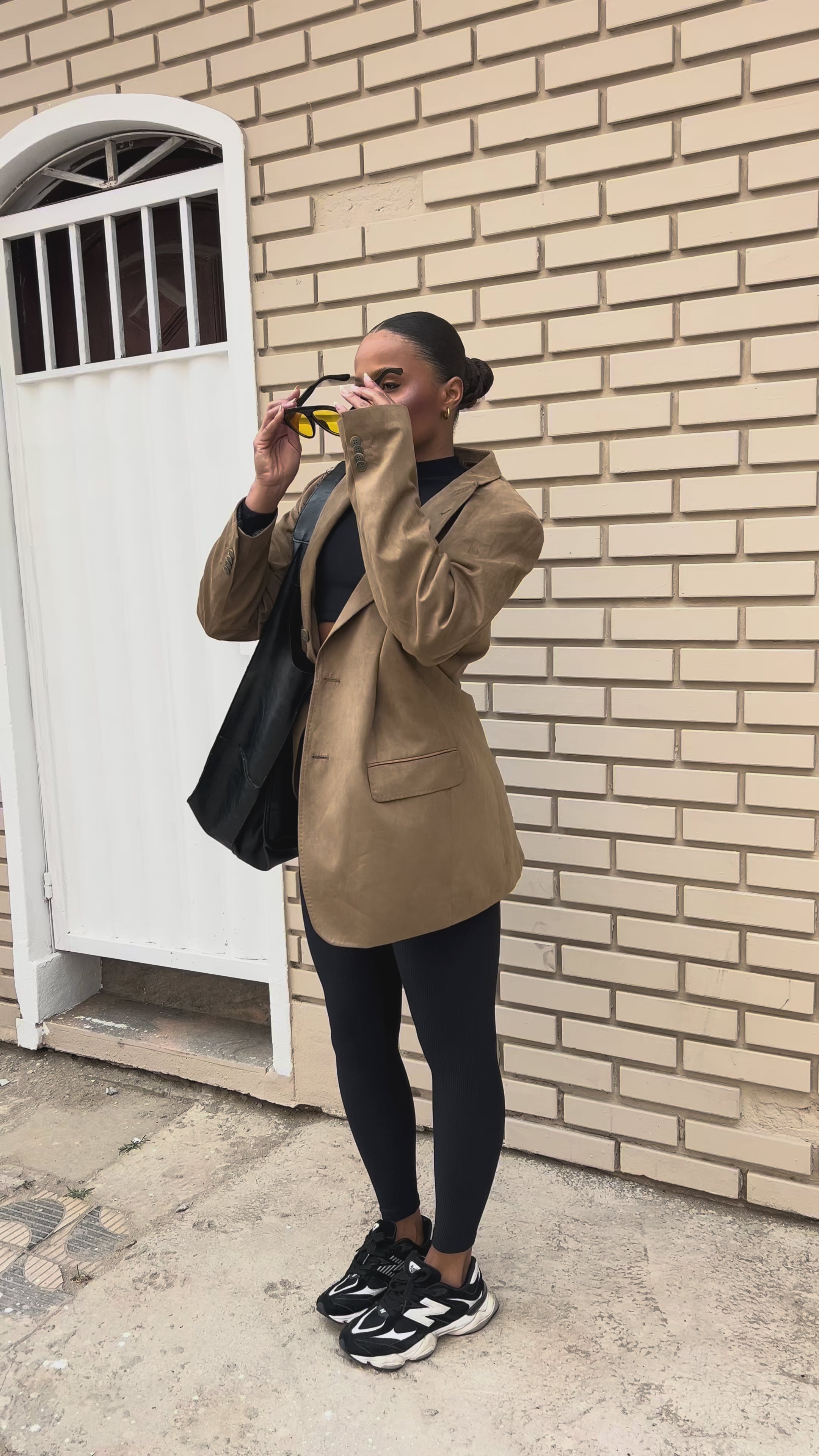 CONJUNTO CANELADO GLAM NEGRO (regular)