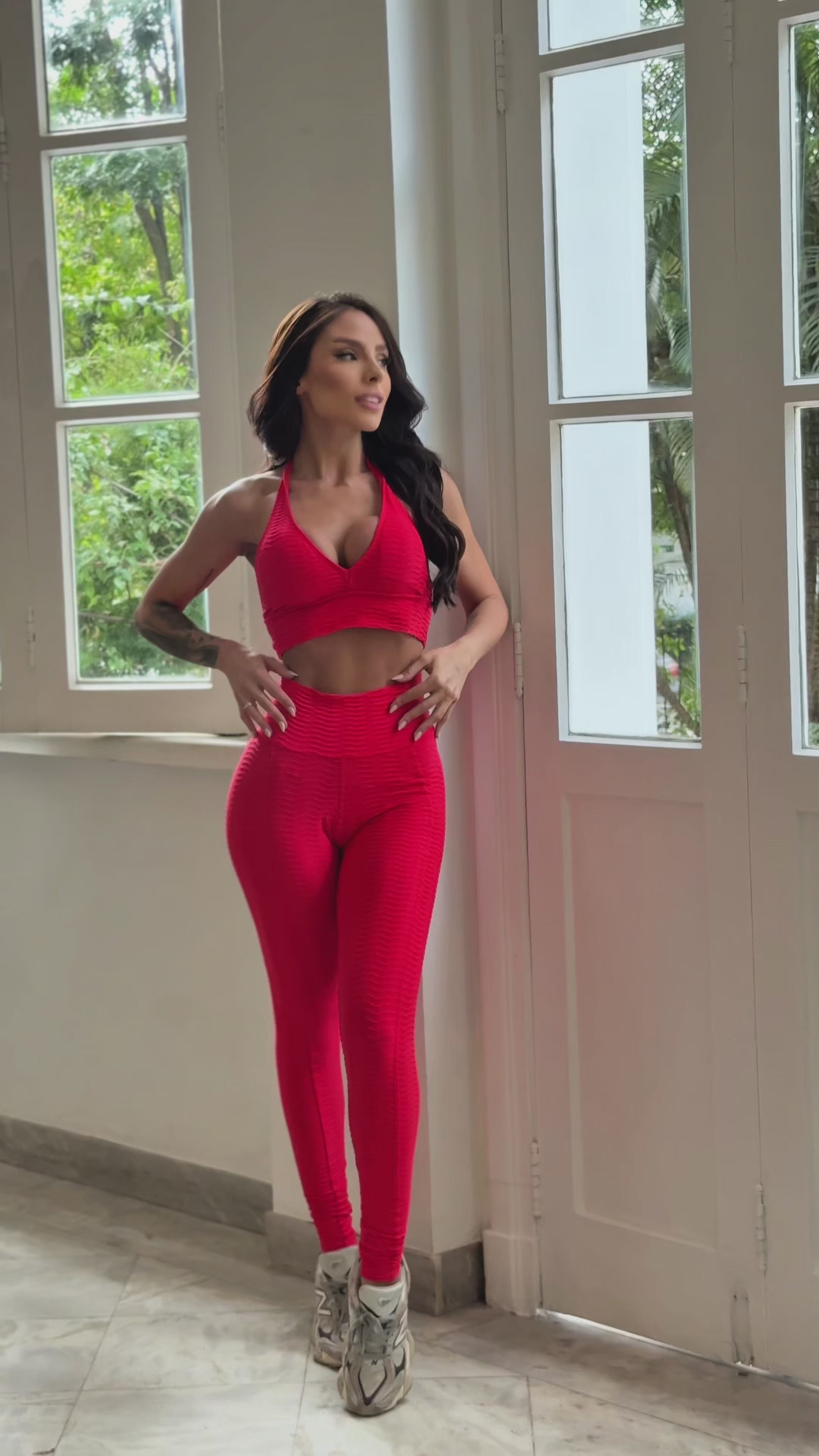 SET PESCOÇO ACESS ROJO (fruncido)